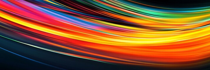 Naklejka premium Abstract dynamic vibrant color light background