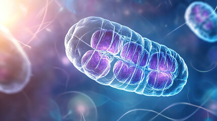 Obraz premium Human body cellular structure, microscopic view of intricate biological systems. Detailed exploration of life's building blocks, showcasing the complexity and precision of human biology.