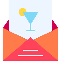 envelope, email, cocktail, letter, date Icon