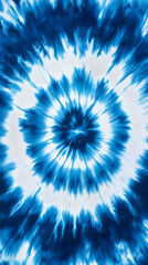 Abstract Blue Tie-Dye Background