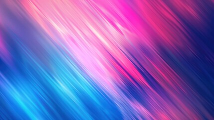 Fototapeta premium Blurred background of purple, blue and pink colors with diagonal lines