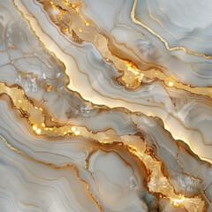 white marble with golden stripes  nature-inspired imagery