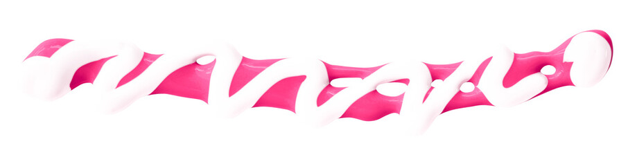 pink watercolor drop zigzag isolated on transparent background