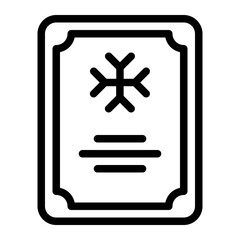 Obraz premium Announcement Line Icon