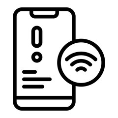 Smartphone Line Icon