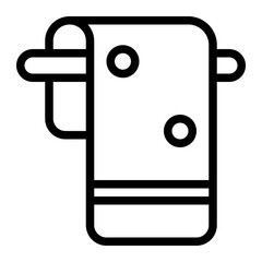 Towel Line Icon