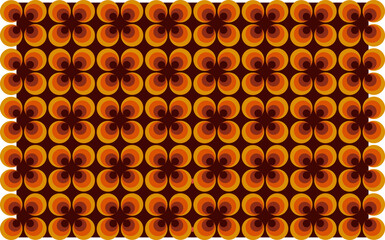 レトロ パターン 60s 70s 昭和 モダン ベクター