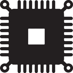  CPU icon, perfect for graphic designs and creative presentations.