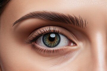 Obraz premium Blepharoplasty Techniques for Youthful Eyes Closeup of Cosmetic Surgery Procedures