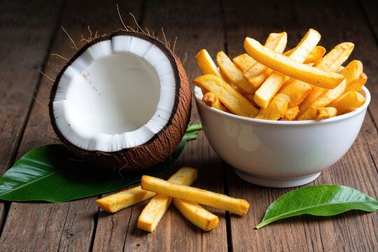 Nutritional Choices: Wholesome Coconut vs Popular French Fries in a Healthy Lifestyle