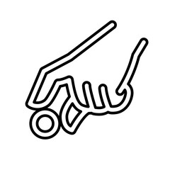 Investment icon in line style