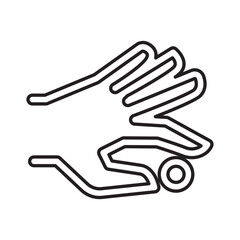 Saving icon in line style