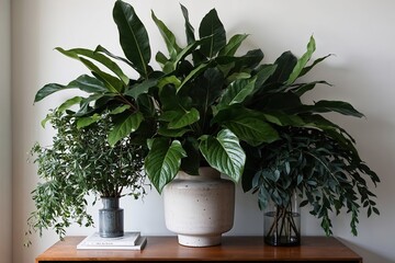 Obraz premium Stylish Indoor Plant with Lush Foliage for Home Decor Enhancement