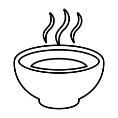 matcha icon in line style