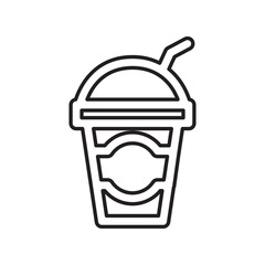 Drinks icon in line style