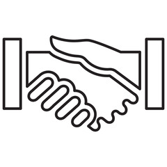 Partner icon in line style