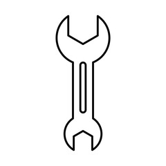 Spanner icon in line style