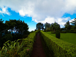 Park on Sao Miguel Island. Azores