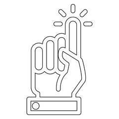 Obraz premium Idea icon in line style