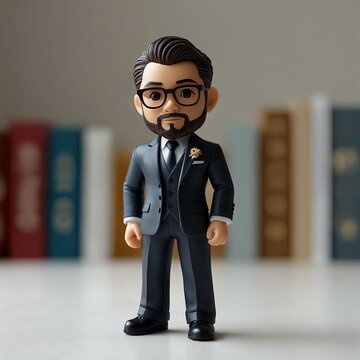 ねんどろいど顎鬚のビジネスマン