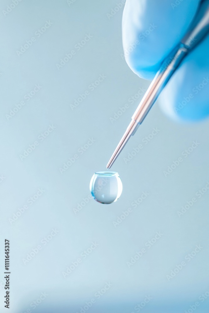 Poster Precision in Science Adjusting Laser Equipment in a Modern Optics Lab