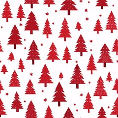 Obraz premium Christmas Seamless Pattern, Christmas Pattern, Christmas Digital paper, Christmas Background, Christmas Print