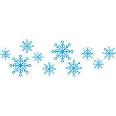 Snowflakes Border Decoration