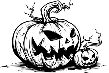 halloween pumpkin vector