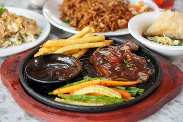 The Delicious of Traditional Indonesian Food in Purwokerto City, Central Java, Indonesia. It Was taken on December 2, 2024 by a professional. It's a nice food with Indonesian Culture