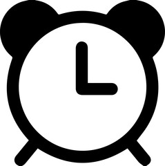 old alarm clock icon design.