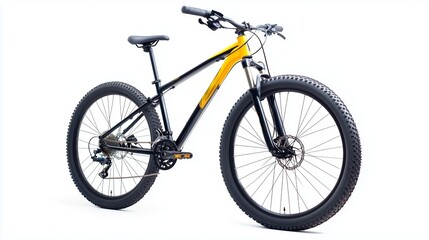 Obraz premium High-performance mountain bike with a sleek design, ideal for outdoor adventures and rough terrains