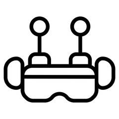 VR toys Line Icon