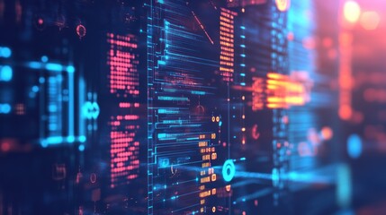 Obraz premium Abstract Digital Interface