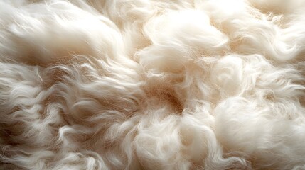 a white fluffy blanket textured background