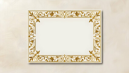 Elegant Ornate space write text Frame