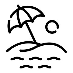 beach Line Icon
