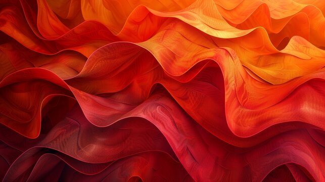 Flowing red and orange lines create a dynamic and visually appealing abstract pattern, perfect for backgrounds and design projects