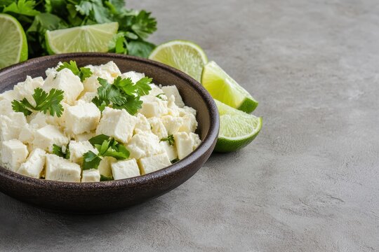 Queso Blanco on a Mexican Dish