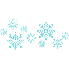 Snowflakes Border Decoration