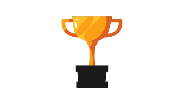 Golden Trophy Award Achievement Success Celebration Victory Prize Winning Championship Tournament Competition Excellence