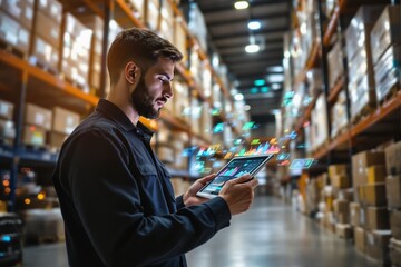 Warehouse Inventory Management with Digital Data Visualization