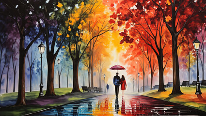 autumn in park