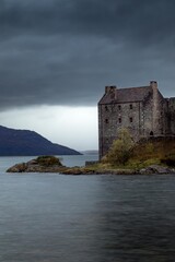 Eilean Donan Castle with moody atmosphere - Scotand