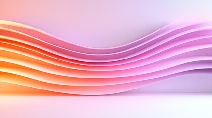 Paper wave textures, pastel to bold gradient, wavy depth