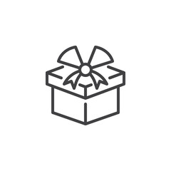 Gift Box line icon