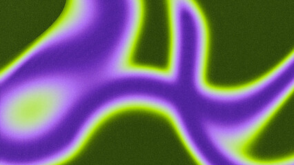 Abstract digital art with flowing purple, green, and yellow gradients, creating a vivid, glowing, and soft textured atmosphere with smooth curves and dynamic contrast.