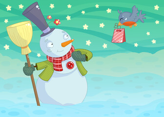 winter holidays greetings