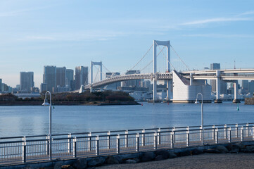 Rainbow Bridge in Odaiba, Tokyo