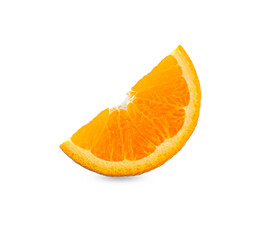 orange fruit isolated on white background