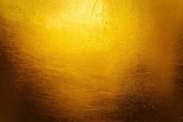 Gold background or texture and gradients shadow.